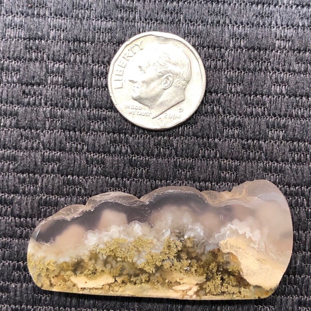 Freeform moss agate